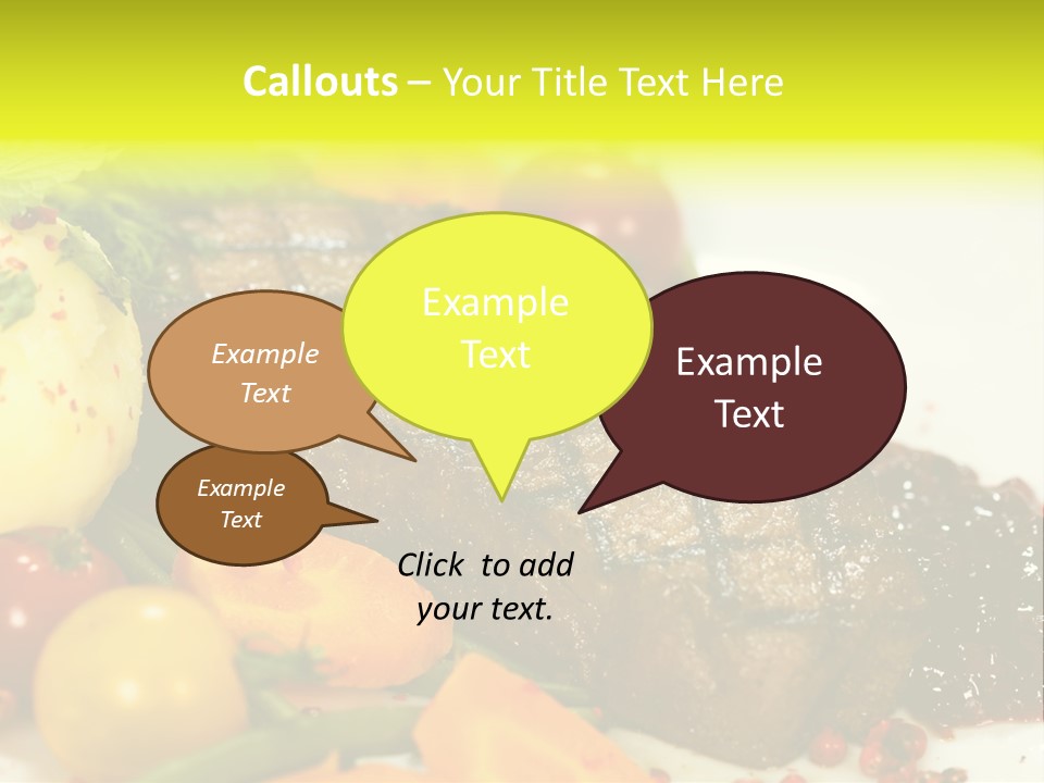 Herb Salad Well Done PowerPoint Template