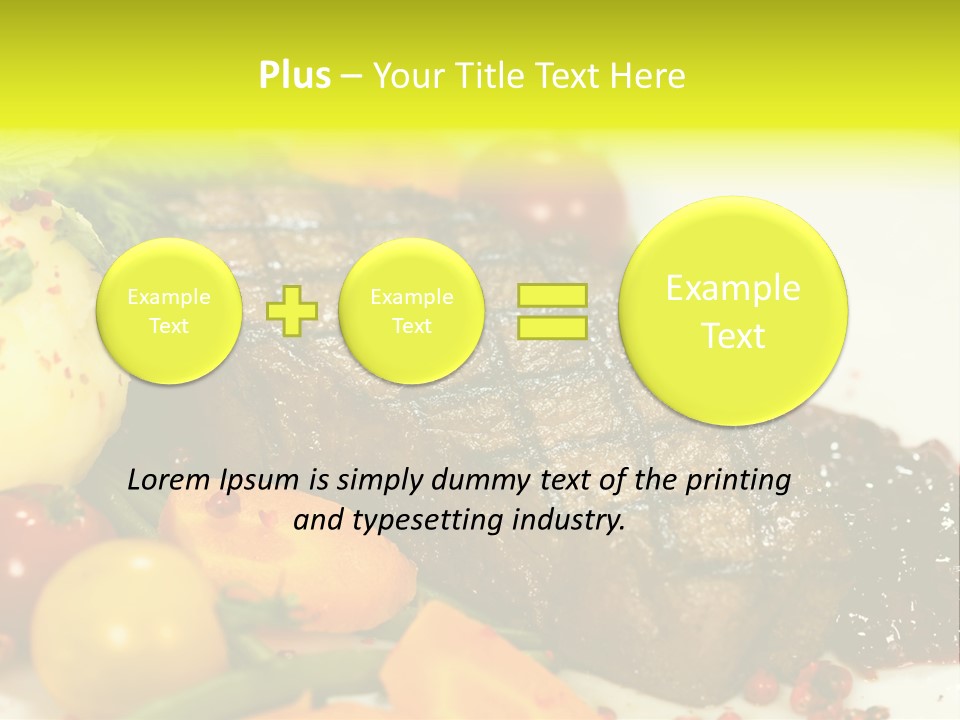 Herb Salad Well Done PowerPoint Template