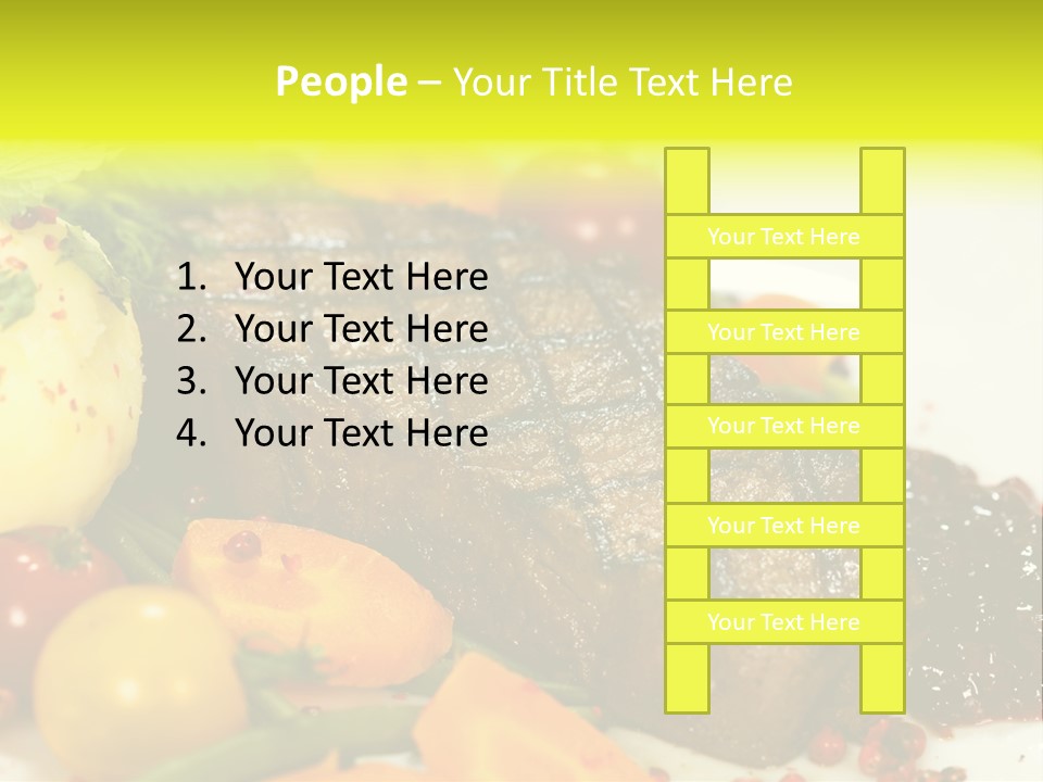 Herb Salad Well Done PowerPoint Template