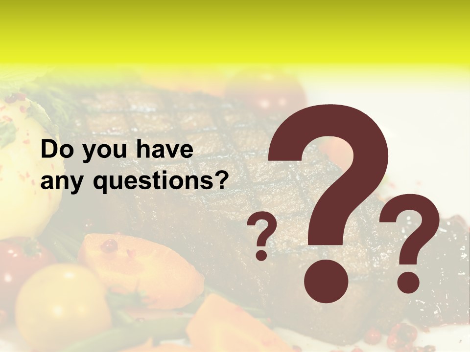 Herb Salad Well Done PowerPoint Template