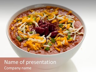 Beans Bowl Black Beans PowerPoint Template