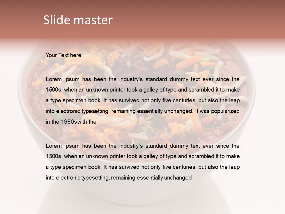 Beans Bowl Black Beans PowerPoint Template