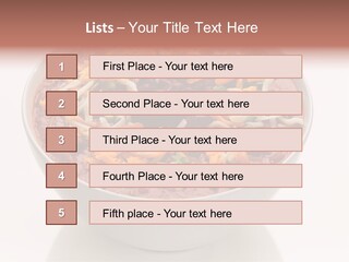 Beans Bowl Black Beans PowerPoint Template