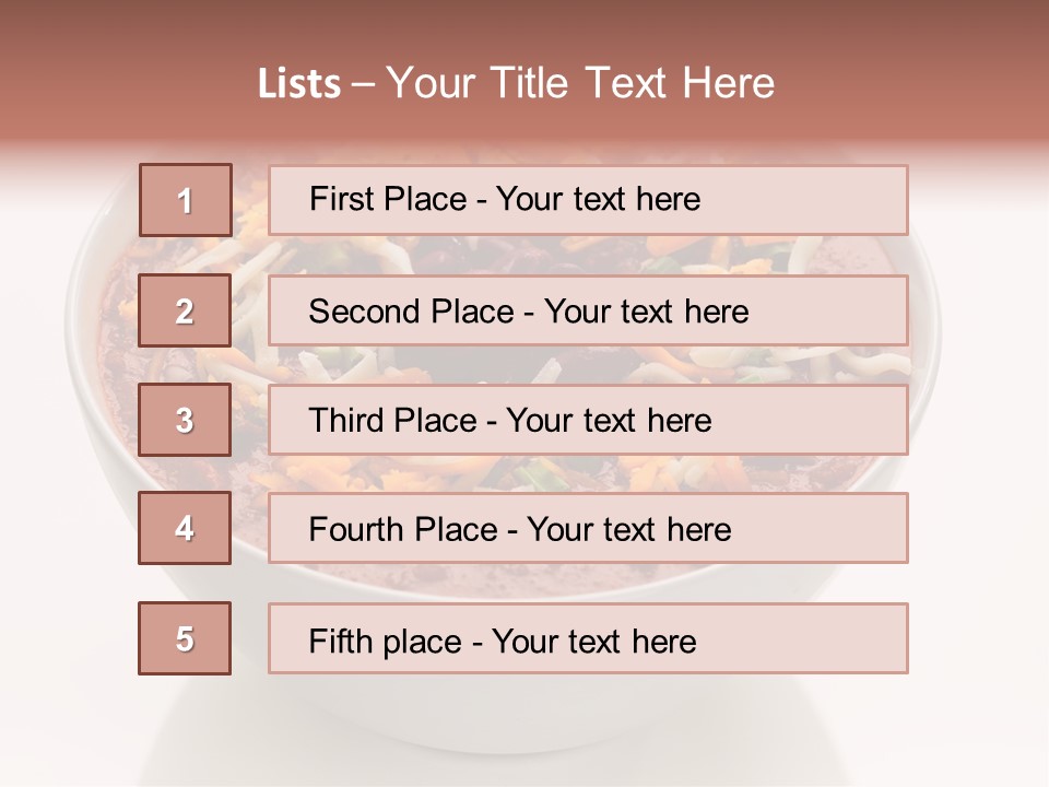 Beans Bowl Black Beans PowerPoint Template