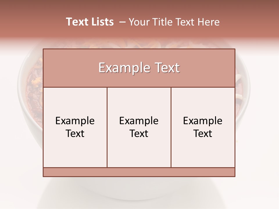 Beans Bowl Black Beans PowerPoint Template