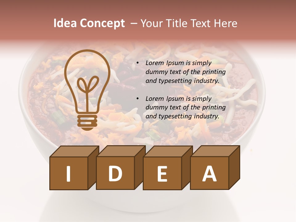 Beans Bowl Black Beans PowerPoint Template