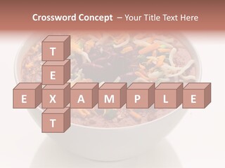 Beans Bowl Black Beans PowerPoint Template