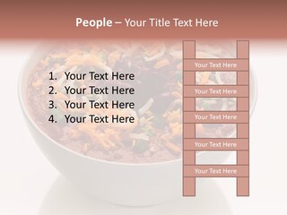 Beans Bowl Black Beans PowerPoint Template