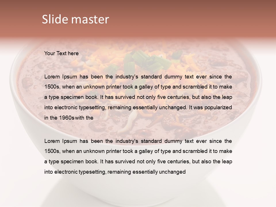 Beans Vegetables Dinner PowerPoint Template