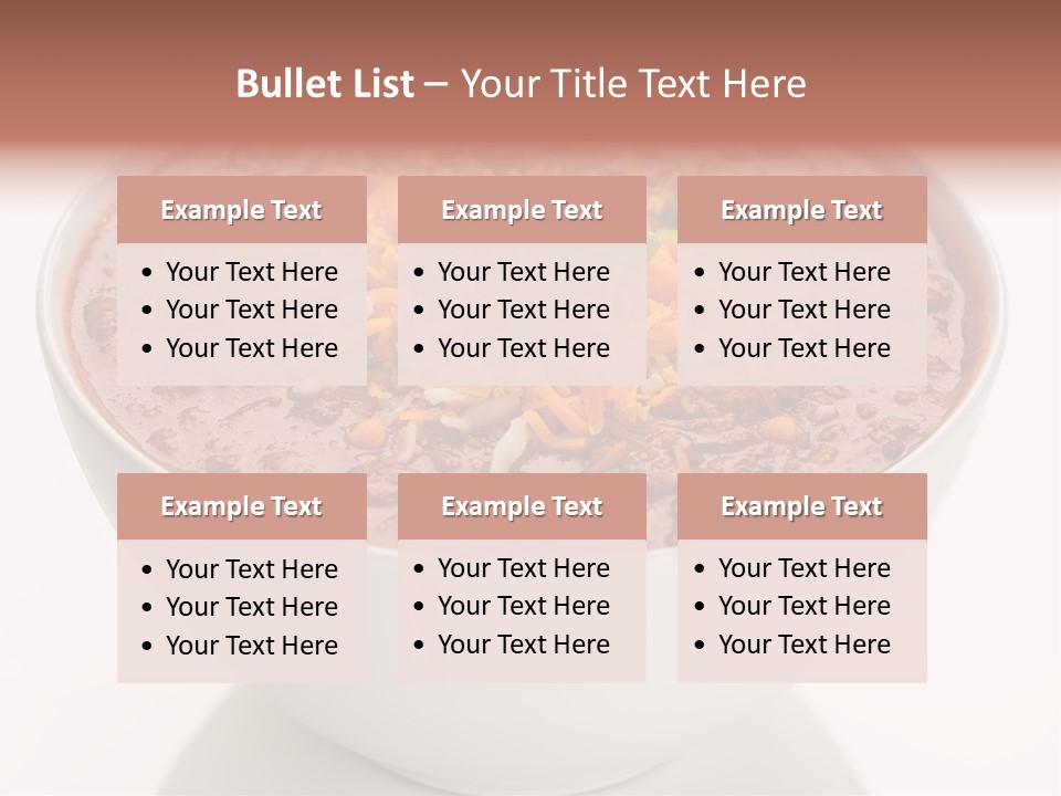 Beans Vegetables Dinner PowerPoint Template