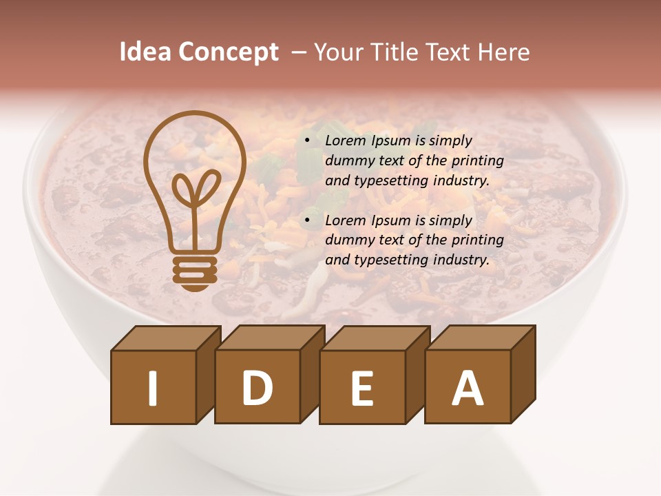 Beans Vegetables Dinner PowerPoint Template