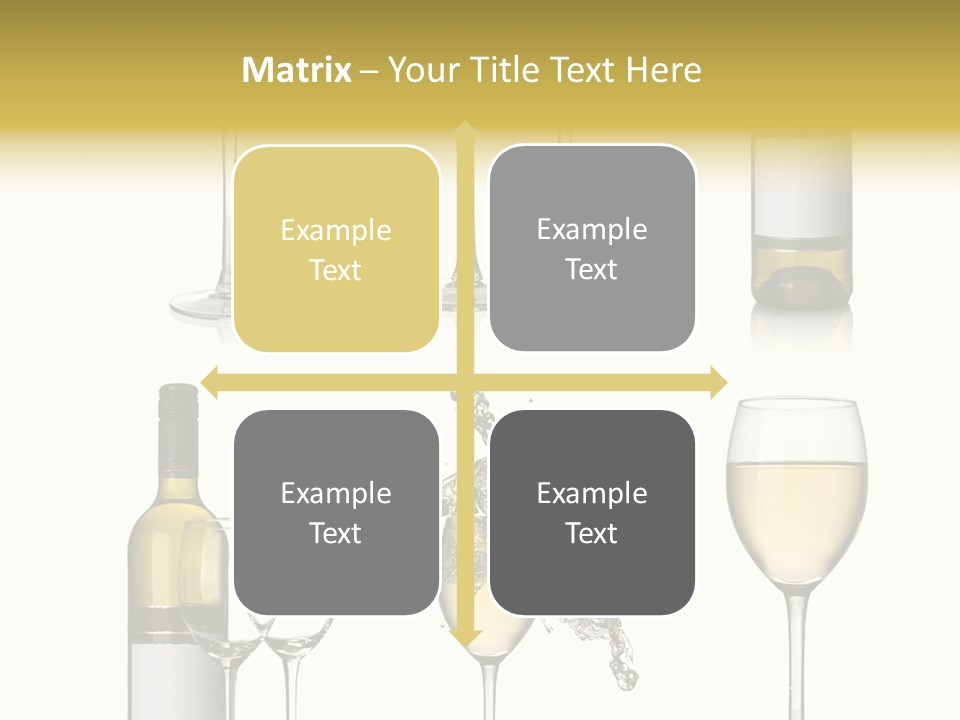 Alcohol Viticulture White Background PowerPoint Template