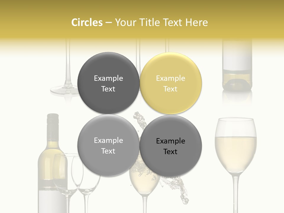 Alcohol Viticulture White Background PowerPoint Template