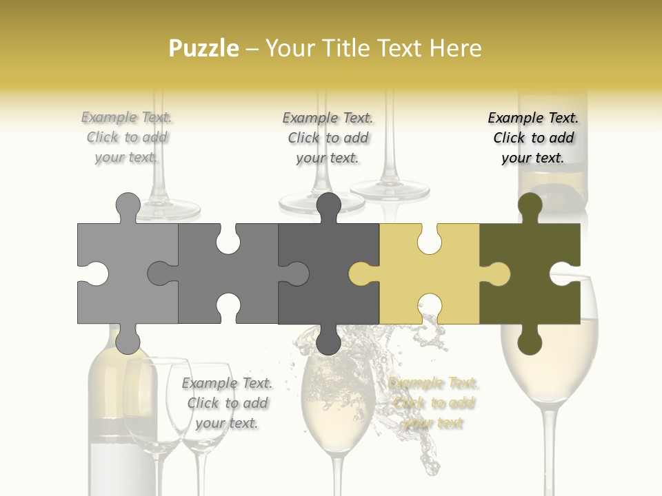 Alcohol Viticulture White Background PowerPoint Template