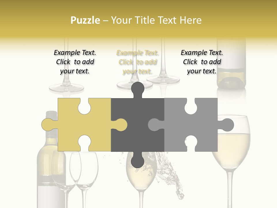 Alcohol Viticulture White Background PowerPoint Template