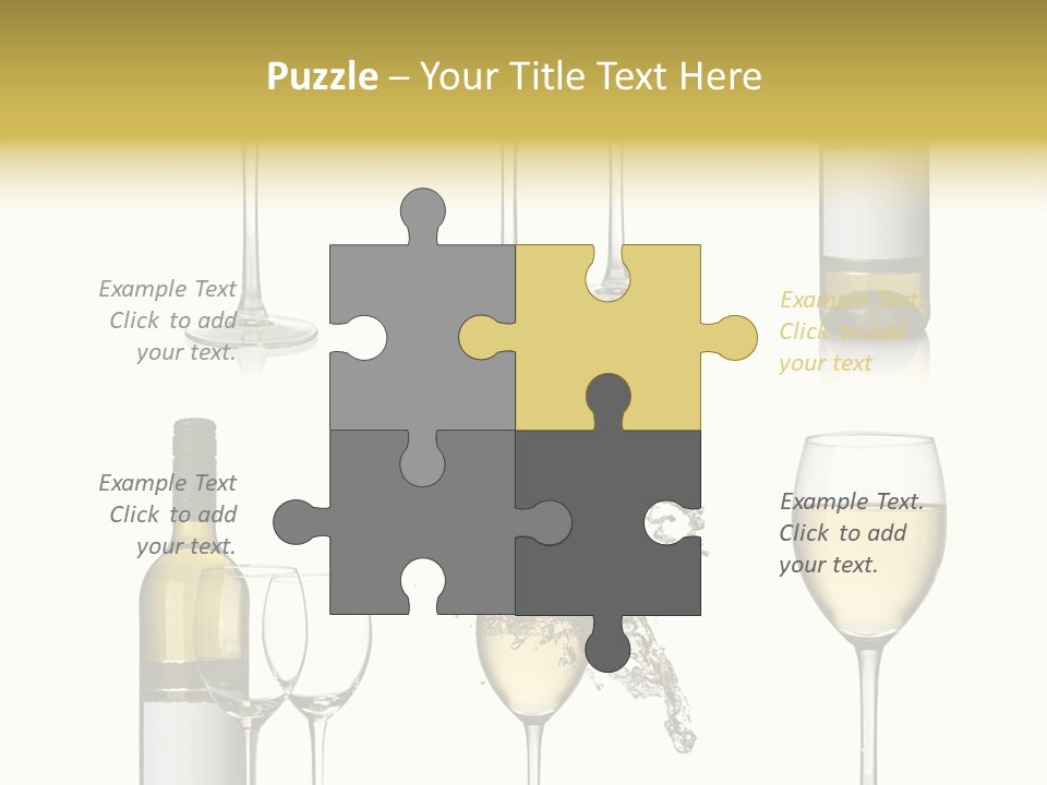 Alcohol Viticulture White Background PowerPoint Template