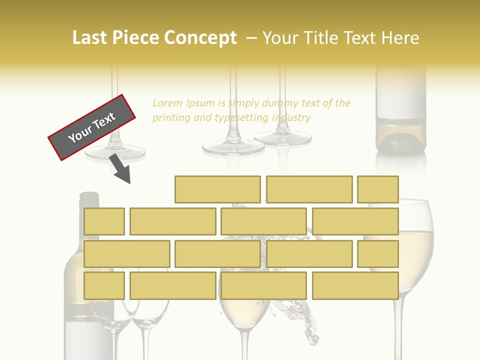 Alcohol Viticulture White Background PowerPoint Template