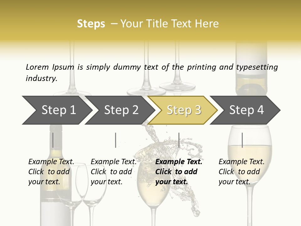 Alcohol Viticulture White Background PowerPoint Template