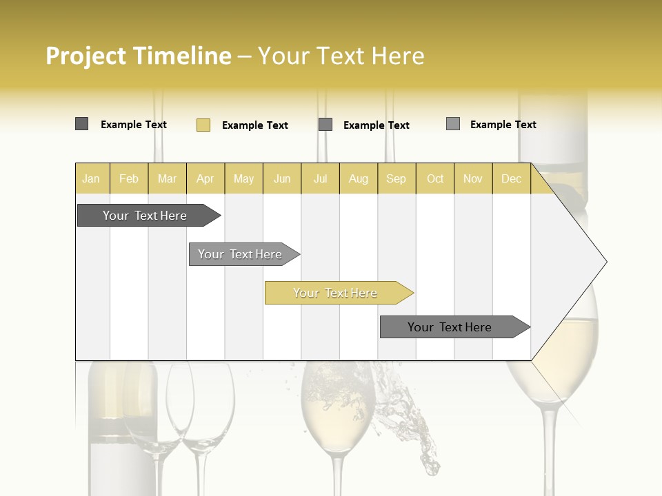 Alcohol Viticulture White Background PowerPoint Template