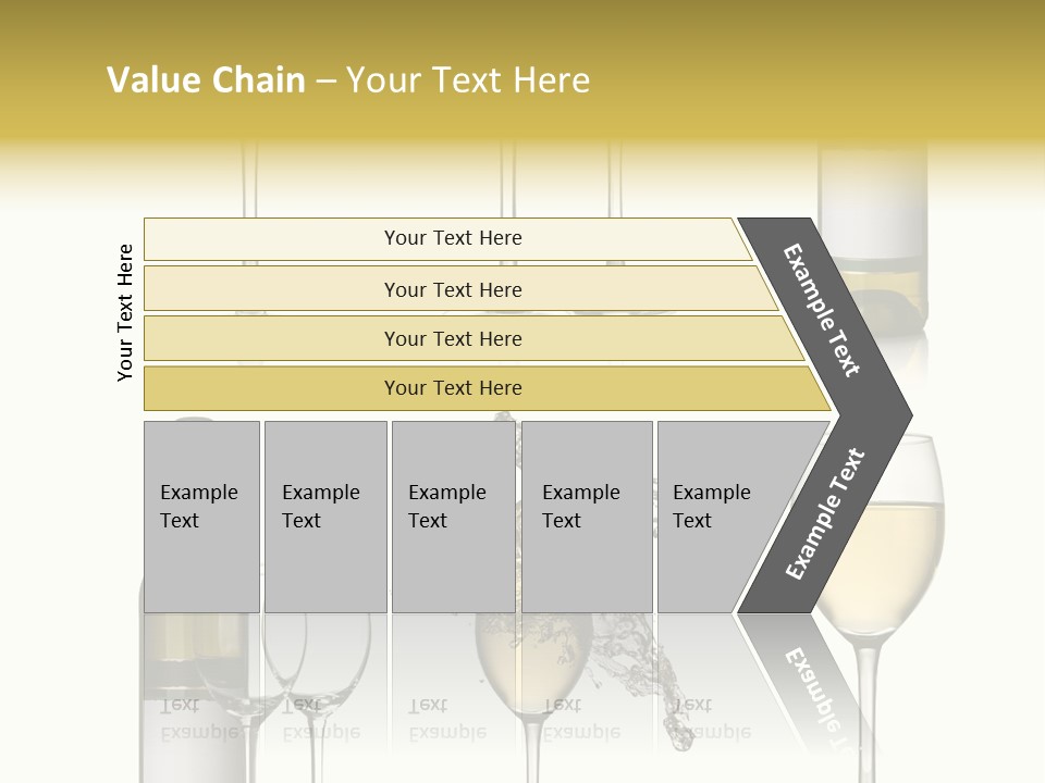 Alcohol Viticulture White Background PowerPoint Template