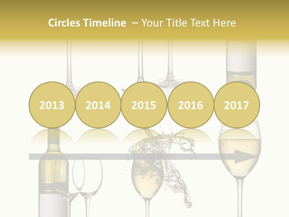 Alcohol Viticulture White Background PowerPoint Template