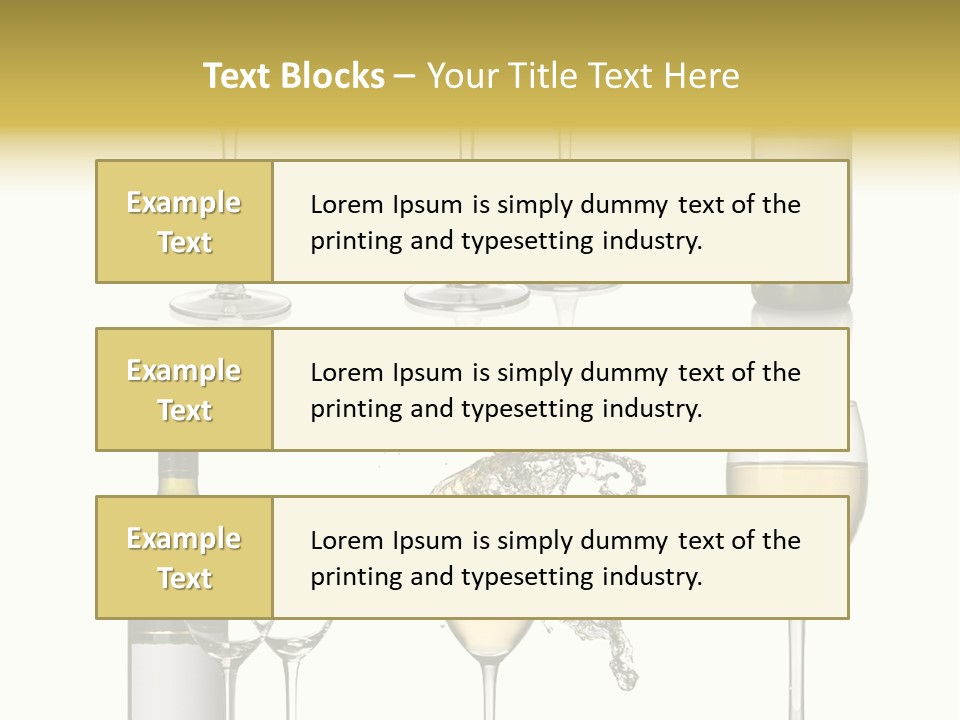 Alcohol Viticulture White Background PowerPoint Template
