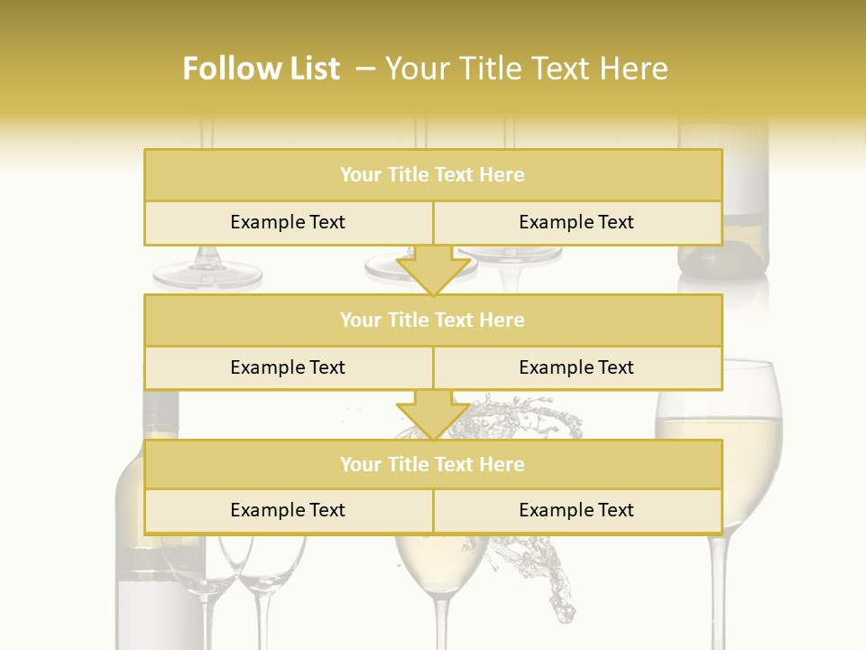 Alcohol Viticulture White Background PowerPoint Template