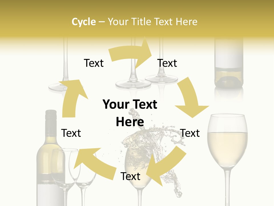 Alcohol Viticulture White Background PowerPoint Template