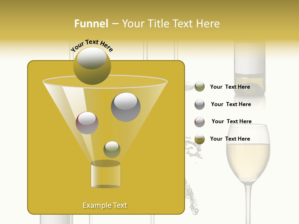 Alcohol Viticulture White Background PowerPoint Template