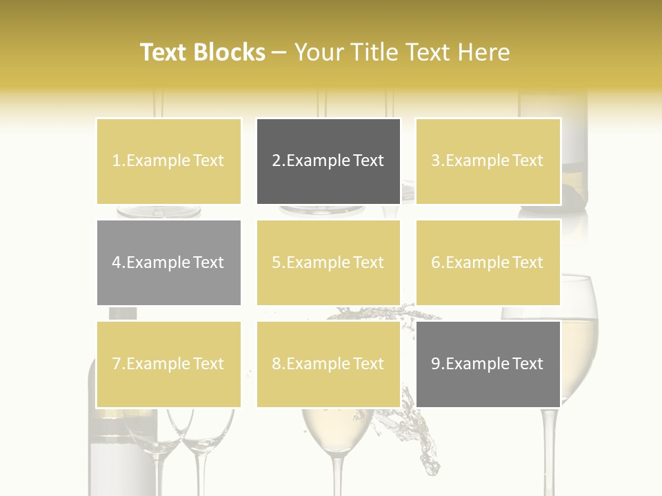 Alcohol Viticulture White Background PowerPoint Template