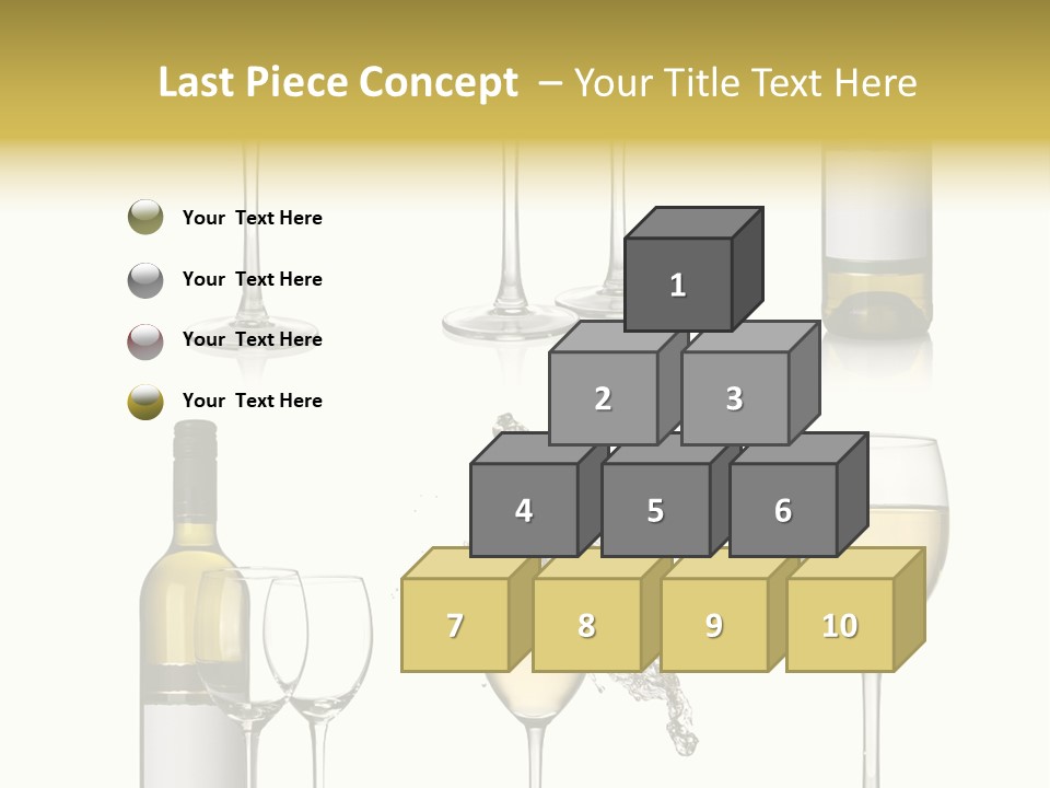 Alcohol Viticulture White Background PowerPoint Template