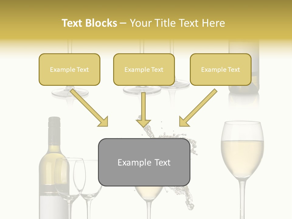 Alcohol Viticulture White Background PowerPoint Template
