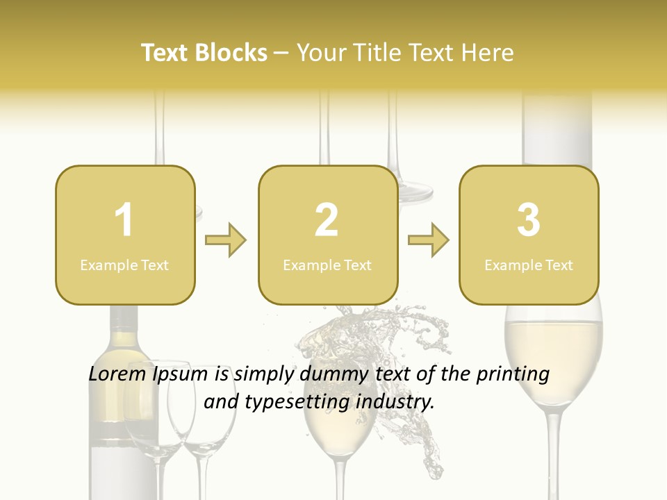 Alcohol Viticulture White Background PowerPoint Template