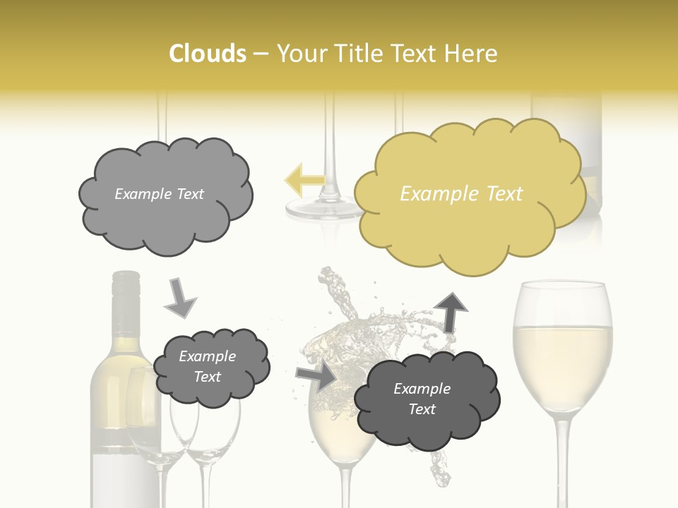 Alcohol Viticulture White Background PowerPoint Template
