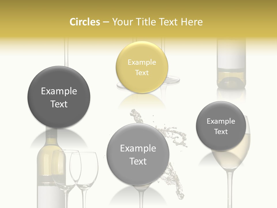 Alcohol Viticulture White Background PowerPoint Template