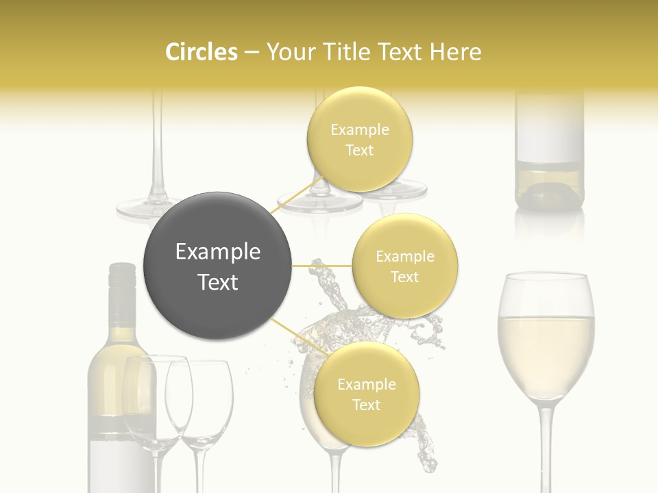 Alcohol Viticulture White Background PowerPoint Template