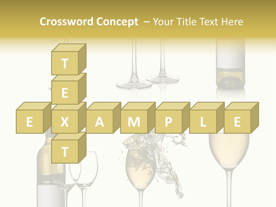 Alcohol Viticulture White Background PowerPoint Template