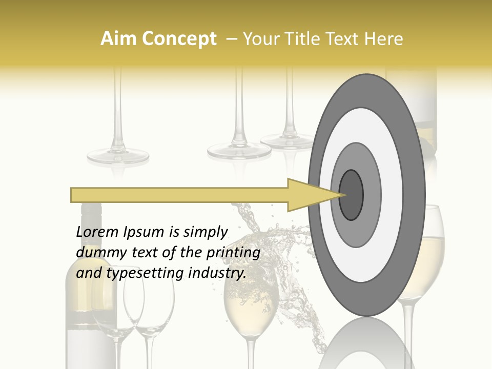 Alcohol Viticulture White Background PowerPoint Template