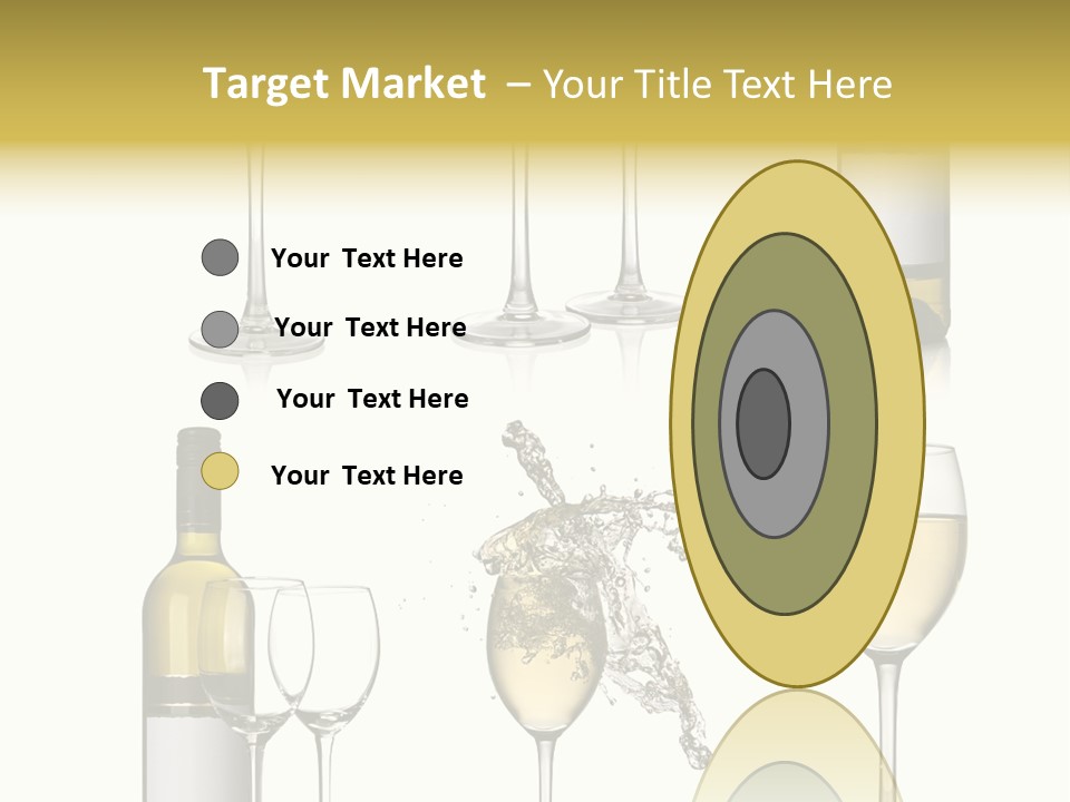 Alcohol Viticulture White Background PowerPoint Template