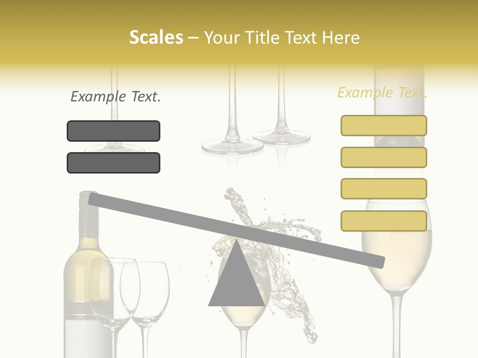 Alcohol Viticulture White Background PowerPoint Template