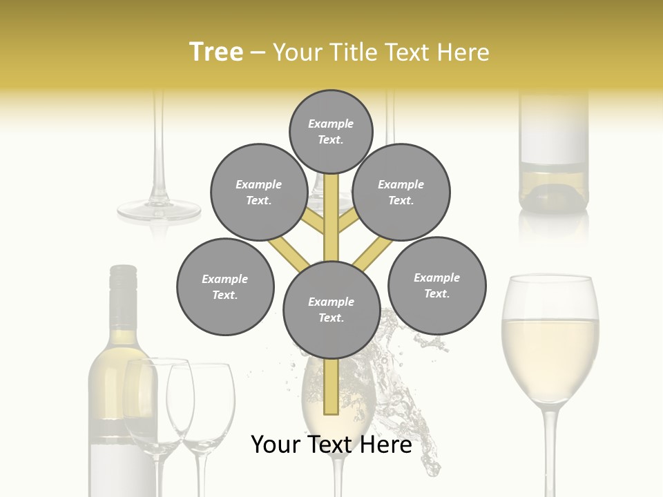 Alcohol Viticulture White Background PowerPoint Template