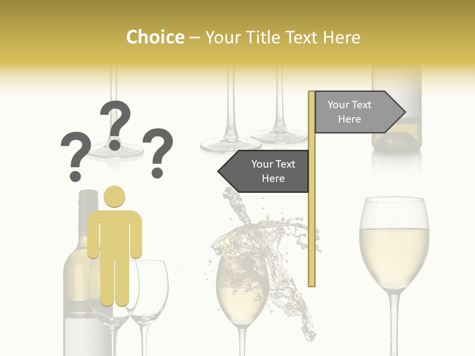 Alcohol Viticulture White Background PowerPoint Template