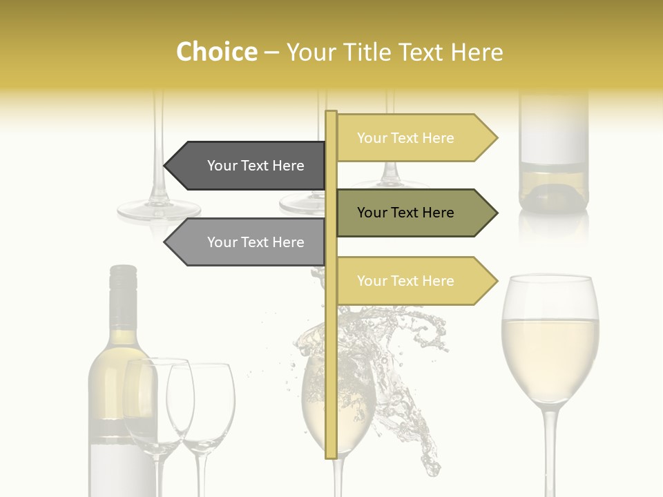 Alcohol Viticulture White Background PowerPoint Template