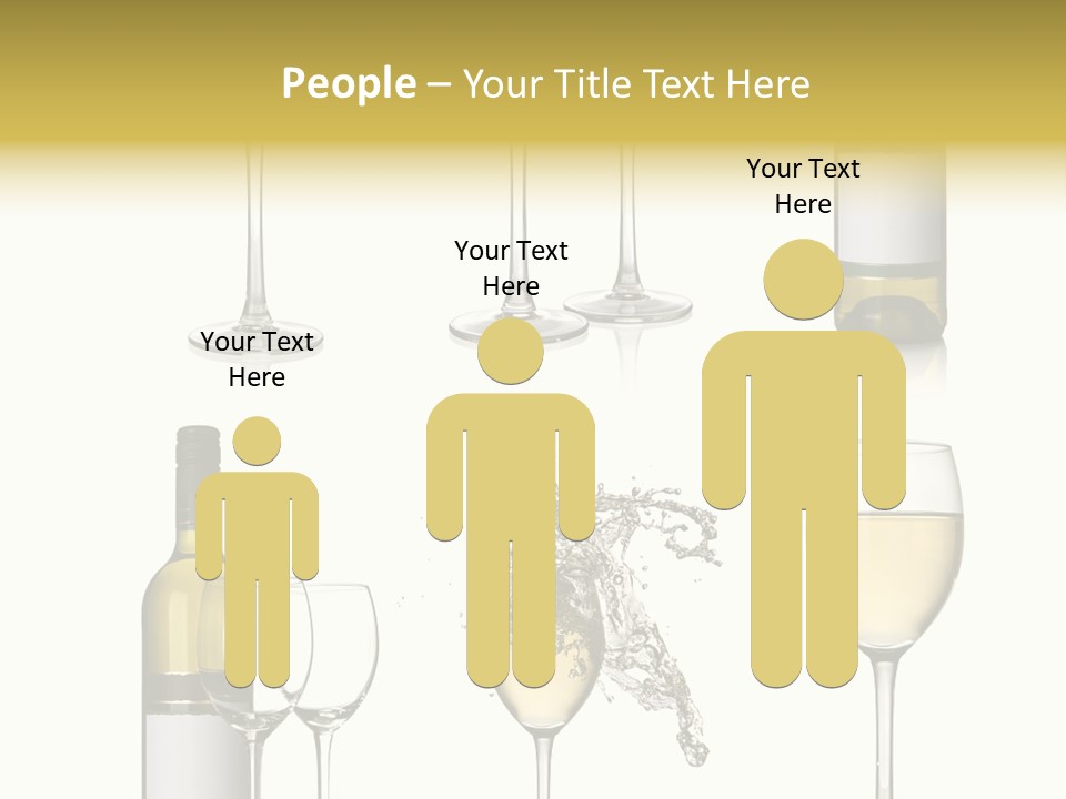 Alcohol Viticulture White Background PowerPoint Template