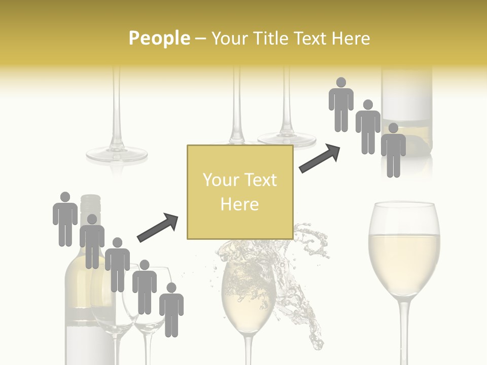 Alcohol Viticulture White Background PowerPoint Template