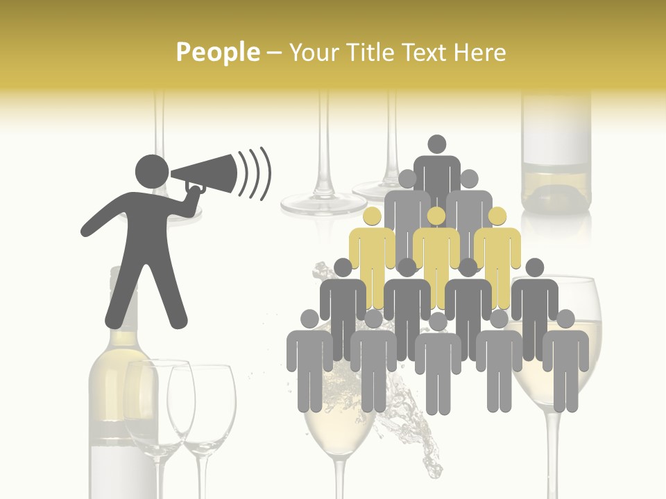 Alcohol Viticulture White Background PowerPoint Template