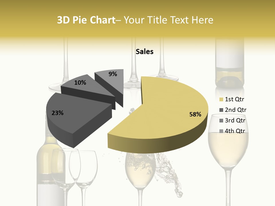 Alcohol Viticulture White Background PowerPoint Template