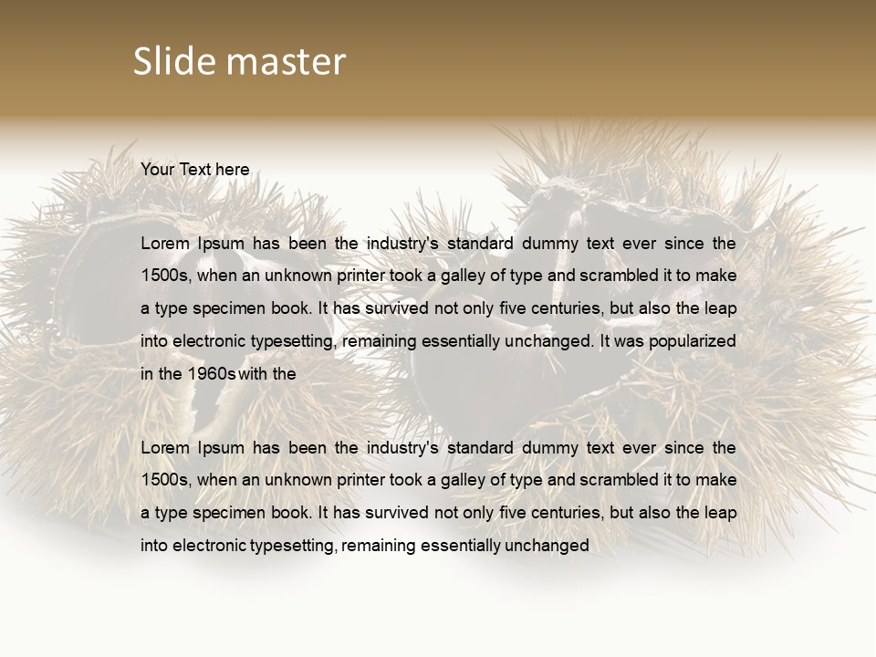 White Healthy Seeds PowerPoint Template