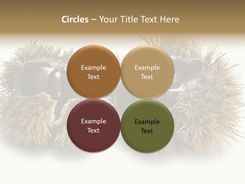 White Healthy Seeds PowerPoint Template