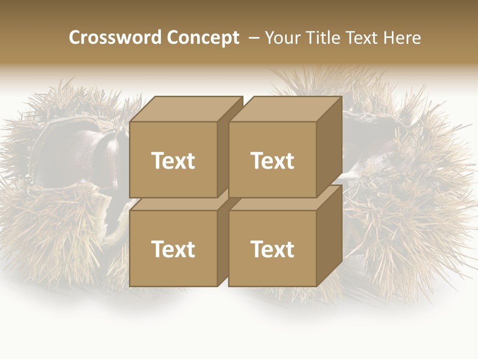 White Healthy Seeds PowerPoint Template